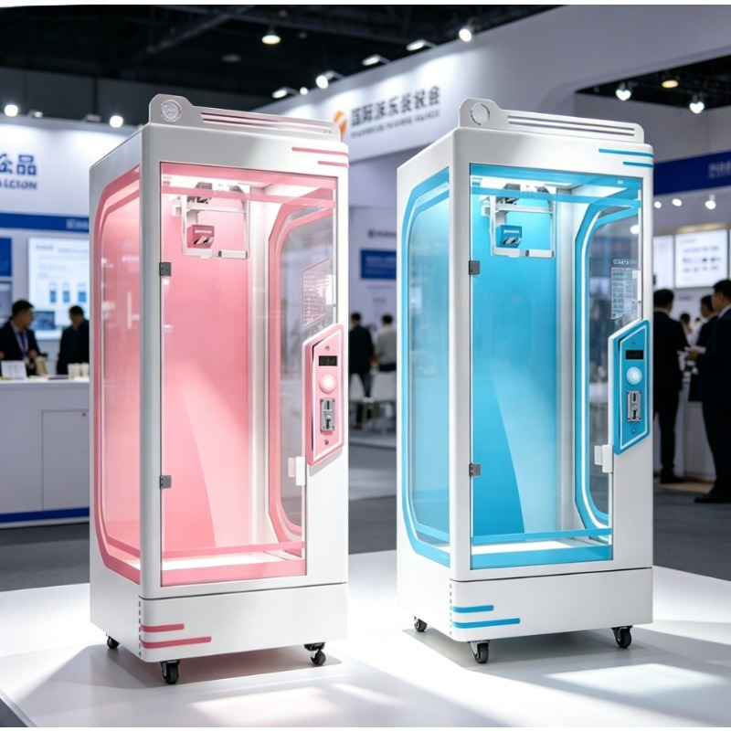 Arcade Prize Vending Machine - Macchina Acchiappapremi a Moneta Personalizzata Rosa,