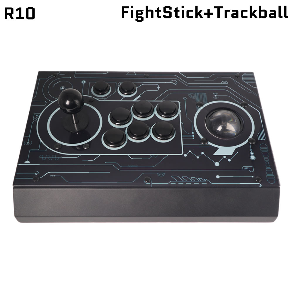 Trackball Controller Arcade - FightBox R10 Arcade Fight Stick Joystick