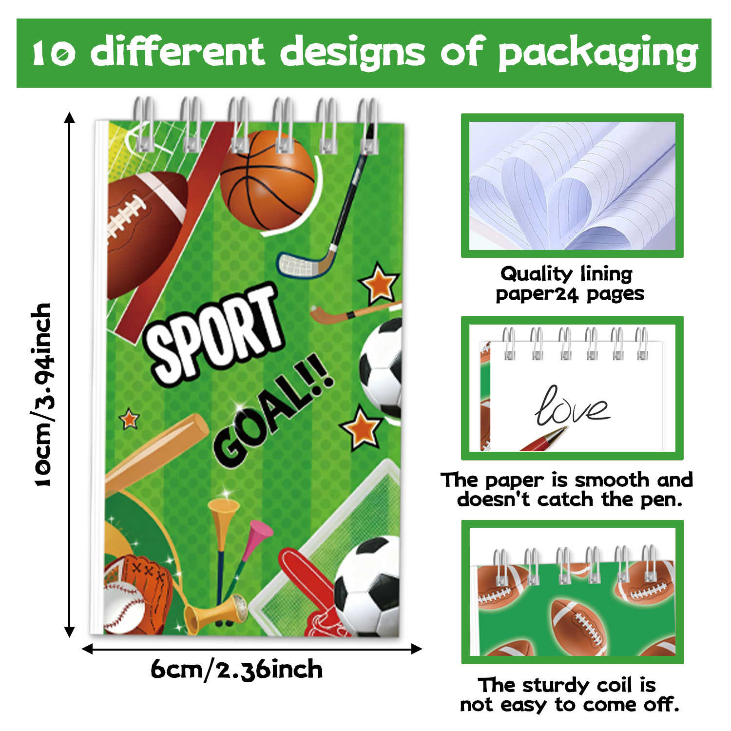 Mini quaderno a spirale multi- - Basketball Arcade Game recensione e prezzo